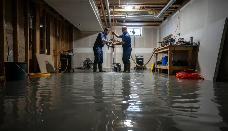 Expert Plumbing Pro - emergency-burst-pipe-repair-for-a-flooded-basement-in-the-meadows